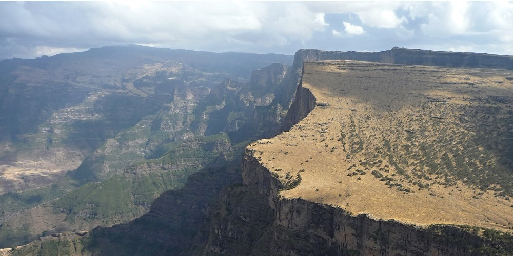 The Simien Mountains in Ethiopia, photo by ​​Ondřej Žváček.