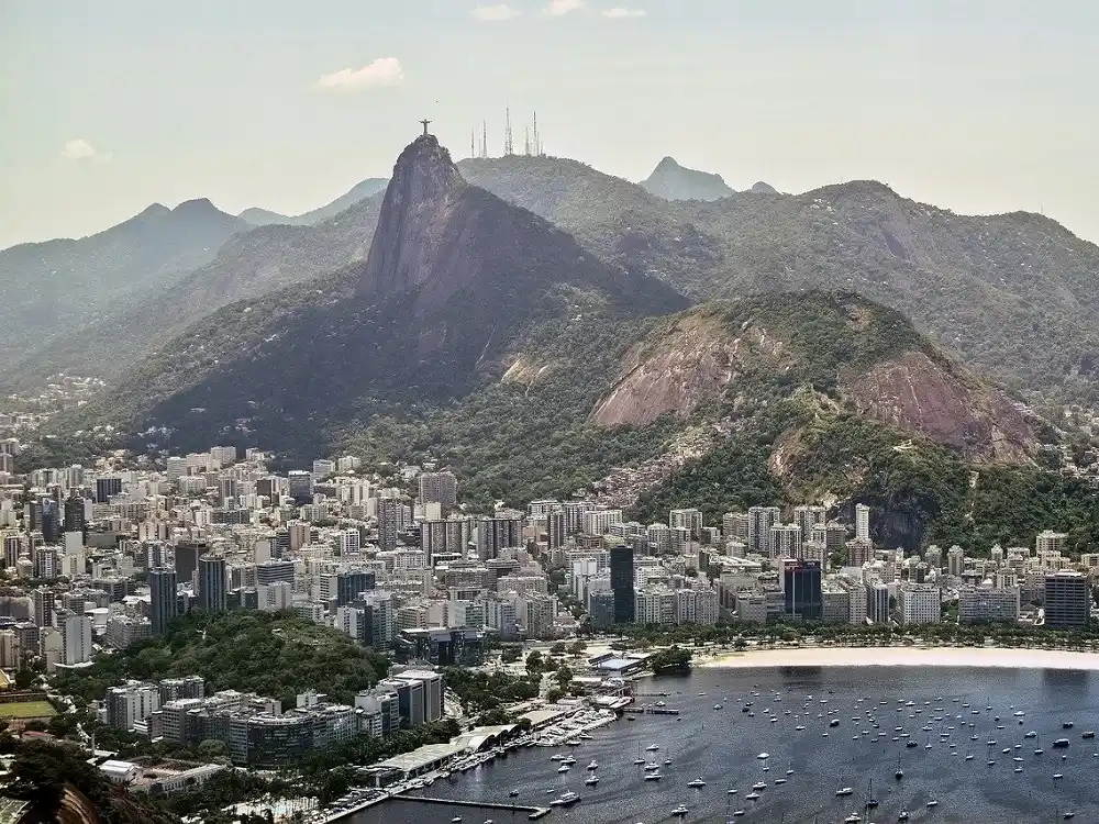 Rio de Janeiro with Sugarloaf Mountain and Guanabara Bay.