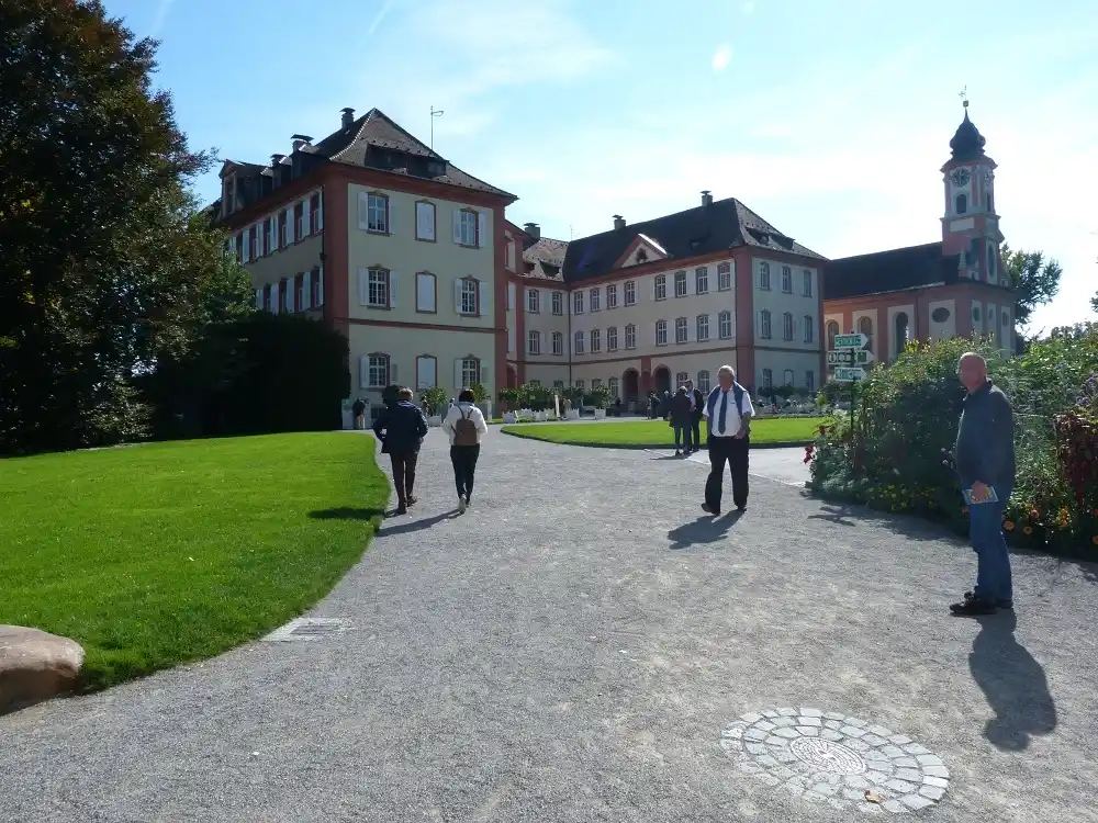 Baroque palace and gardens on Mainau Island.